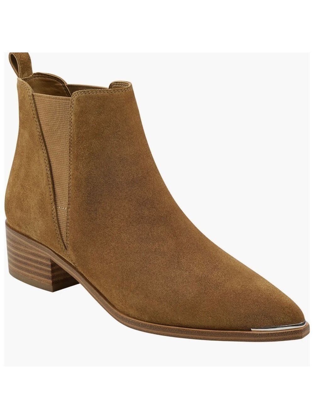 Marc Fisher Yale Pointy Toe Chelsea Suede Boot - Sz 8 NEW